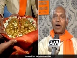 Hyderabad Man, 64, To Walk 7,200 Km To Ayodhya Carrying Gold Slippers Hyderabad Man, 64, To Walk 7,200 Km To Ayodhya Carrying Gold Slippers