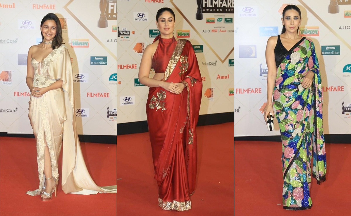 Filmfare Awards 2024: How Alia Bhatt, Kareena-Karisma, Janhvi, Triptii Dimrii And Others Lit Up The Red Carpet