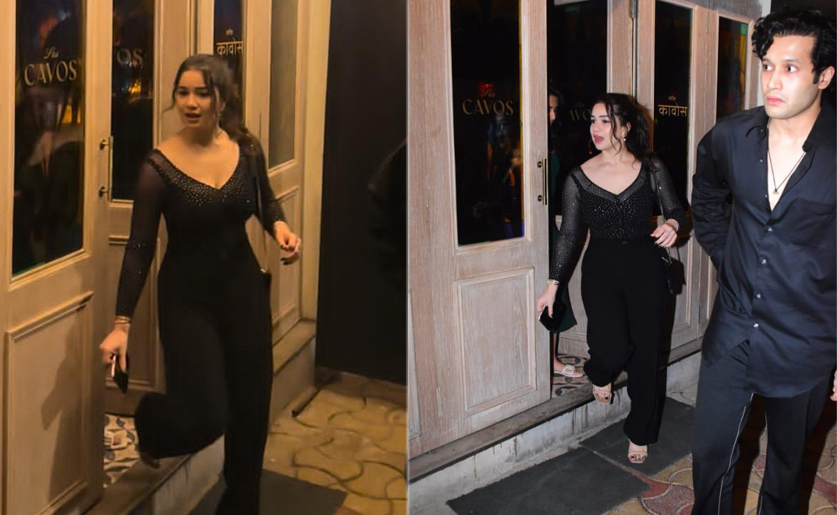 Sara Tendulkar's Latest Black Outfit Looks Like It's Going To Be A Sparkling Weekend