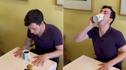 Watch: Frankfurt Man Sets Guinness Record With Lightning-Fast Coffee Chug