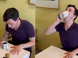 Watch: Frankfurt Man Sets Guinness Record With Lightning-Fast Coffee Chug