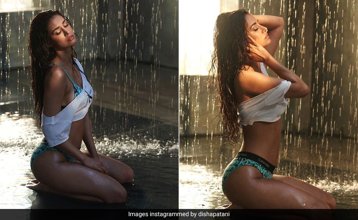 One Look At Disha Patani's Printed Swim Set And You'd Think It Is Summer Already