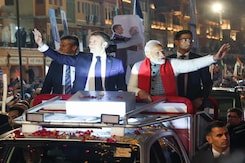 The Modi-Macron "Mon Ami" Moment In Jaipur Ahead Of R-Day The Modi-Macron "Mon Ami" Moment In Jaipur Ahead Of R-Day