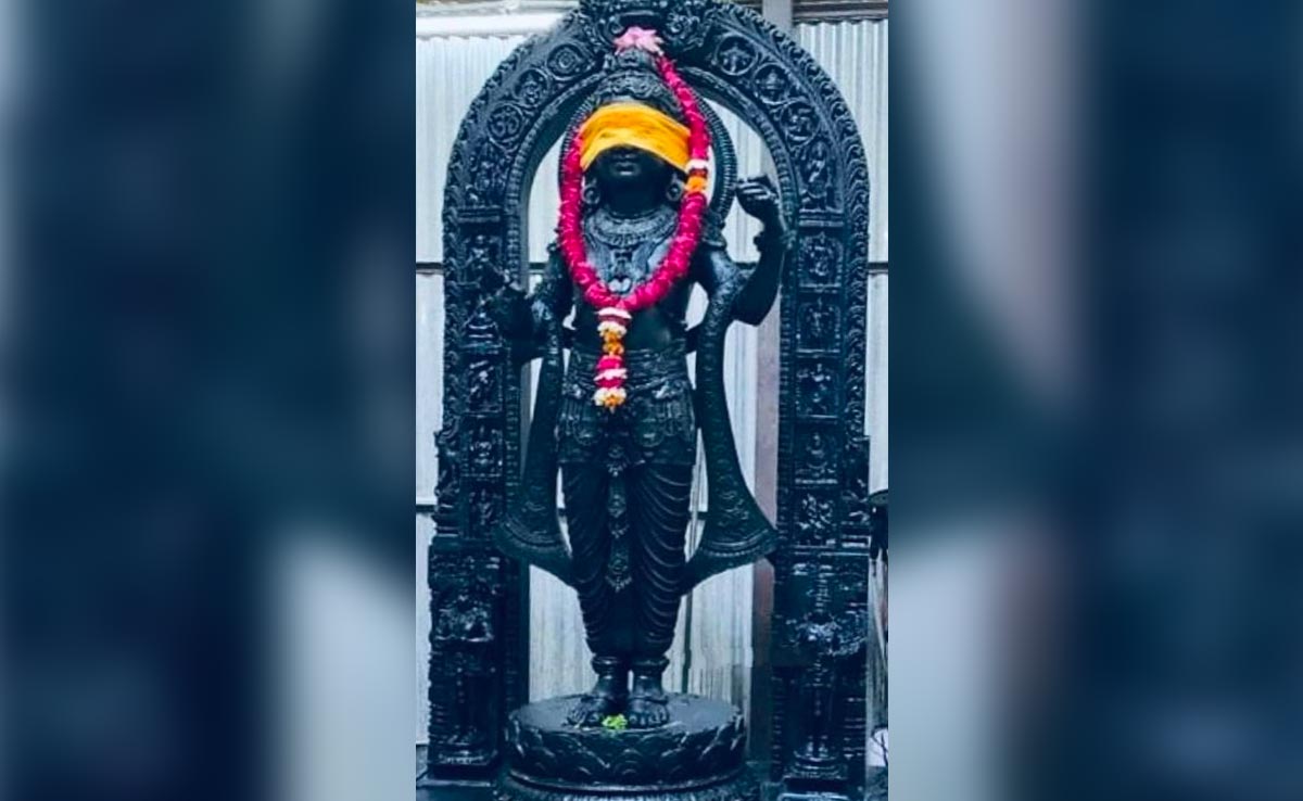 Photo Of Ram Lalla Idol Revealed Ahead Of Consecration Ceremony
