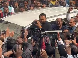 Tejashwi Yadav At Probe Agency Office For Questioning In Land-For-Jobs Case Tejashwi Yadav At Probe Agency Office For Questioning In Land-For-Jobs Case