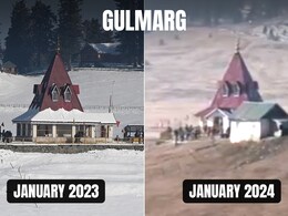 No Snow In Gulmarg This Year? Video Shows Dry Ground In Kashmir Town No Snow In Gulmarg This Year? Video Shows Dry Ground In Kashmir Town