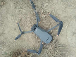 Border Forces Recover China-Made Drone From Field Near Punjab Village Border Forces Recover China-Made Drone From Field Near Punjab Village