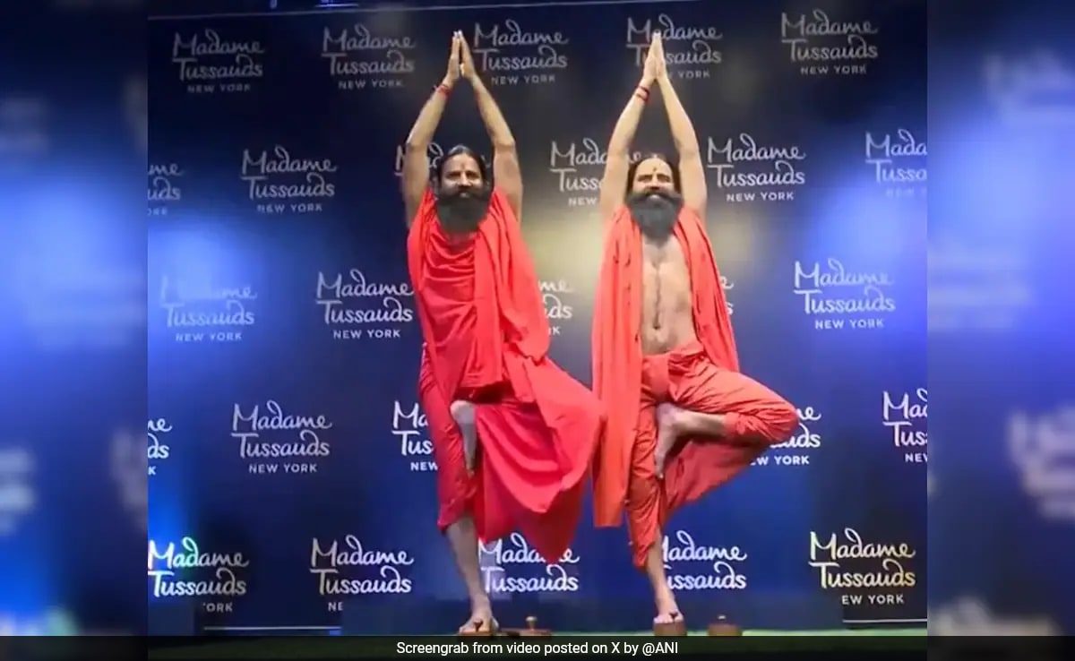 Yoga Guru Ramdev's Wax Statue Unveiled By Madame Tussauds In Delhi