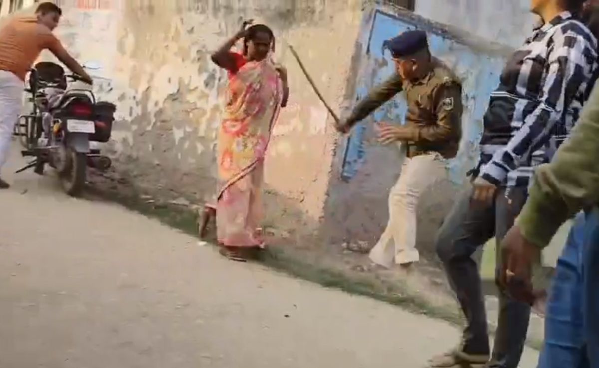 Women's Panel Seeks Action After Video Of Bihar Cop Thrashing Woman Viral