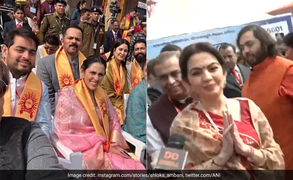 Nita Ambani, Shloka Mehta And Isha Ambani Were A Picture Of Elegance At The Ram Temple Inauguration In Ayodhya