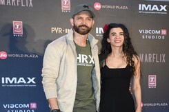 Hrithik Roshan and Saba Azad, Jodi No 1 At <i>Fighter</i> Screening Hrithik Roshan and Saba Azad, Jodi No 1 At <i>Fighter</i> Screening