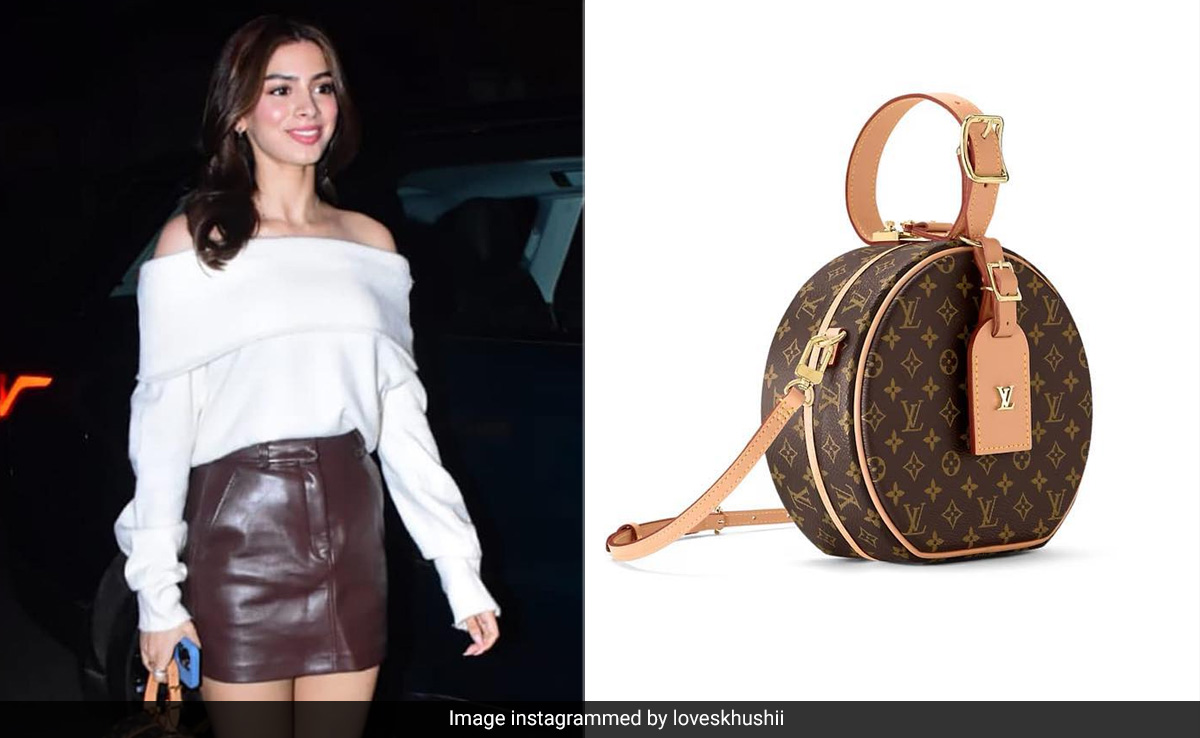 Khushi Kapoor's Rs 4.60 Lakh LV Bag And Aritzia Skirt Made Her The Chicest Birthday Party Guest