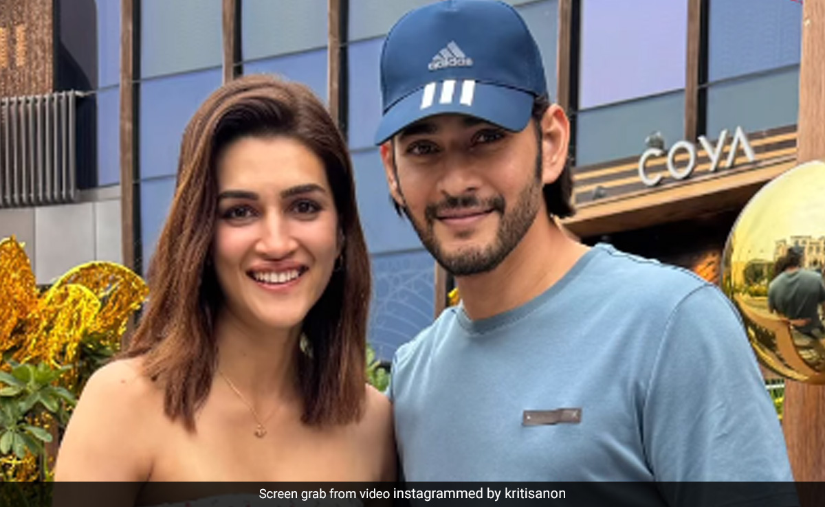 Inside Kriti Sanon's "Nostalgic" Reunion With First Co-Star Mahesh Babu. See Pics