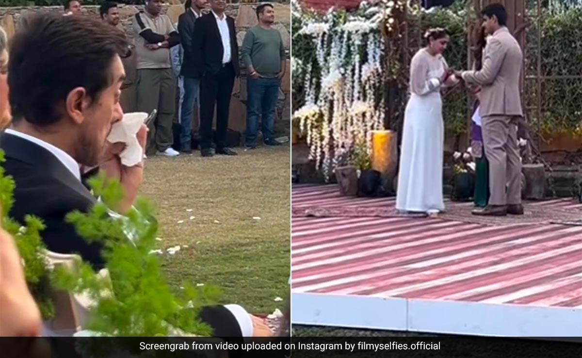 Aamir Khan Daughter's Wedding :  "वोउज" सेरेमनी के दौरान आयरा के छलके आंसू, आमिर और रीना की आंखें भी हुईं नम