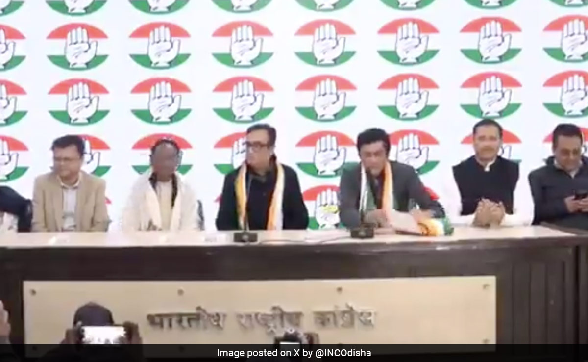 ओडिशा के पूर्व मुख्यमंत्री गिरिधर गमांग पत्नी और बेटे के साथ कांग्रेस में वापस