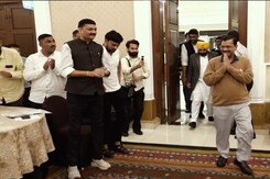 AAP Gujarat MLAs Submit One-Year Report Cards To Arvind Kejriwal On Camera AAP Gujarat MLAs Submit One-Year Report Cards To Arvind Kejriwal On Camera