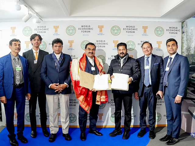 दावोस से महाराष्ट्र और तेलंगाना के लिए अदाणी ग्रुप ने किया बड़े निवेश का ऐलान