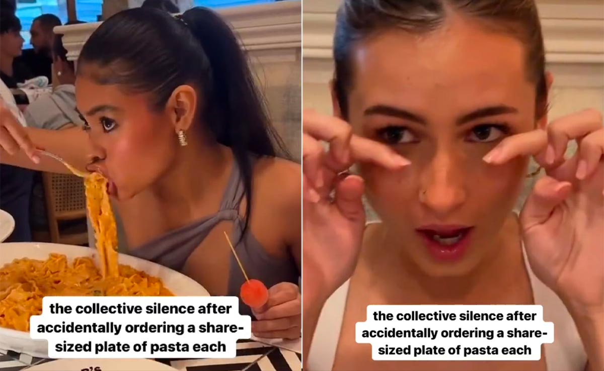 Viral: Group's 'Pasta Struggle' Gets 52 Million Views After They Mistake Portion Sizes At Restaurant