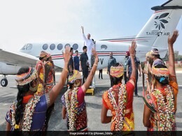 Odisha Chief Minister Naveen Patnaik Inaugurates Malkangiri Airport Odisha Chief Minister Naveen Patnaik Inaugurates Malkangiri Airport