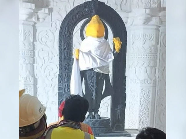 1st Photo Of Ram Lalla Idol Inside Ayodhya Temple's Sanctum Sanctorum