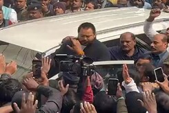 Tejashwi Yadav At Probe Agency Office For Questioning In Land-For-Jobs Case Tejashwi Yadav At Probe Agency Office For Questioning In Land-For-Jobs Case
