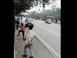 On Camera, SUV Swerves To Hit People After Fight Over Rs 5 In Delhi