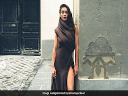 Amy Jackson Makes Monochrome Magic Happen In A Daring Midi Slit Gown Amy Jackson Makes Monochrome Magic Happen In A Daring Midi Slit Gown