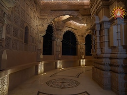 In Pics: Ayodhya Ram Mandir Illuminated At Night In Pics: Ayodhya Ram Mandir Illuminated At Night