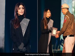 Shilpa Shetty's <i>Saree</i> Braves A Cold Winter Night In True <i>Indian Police Force</i> Style With A Trench And Gloves Shilpa Shetty's <i>Saree</i> Braves A Cold Winter Night In True <i>Indian Police Force</i> Style With A Trench And Gloves