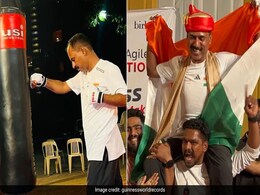 Indian Martial Artist Shatters Guinness World Record With 55-Hour Punching Marathon Indian Martial Artist Shatters Guinness World Record With 55-Hour Punching Marathon