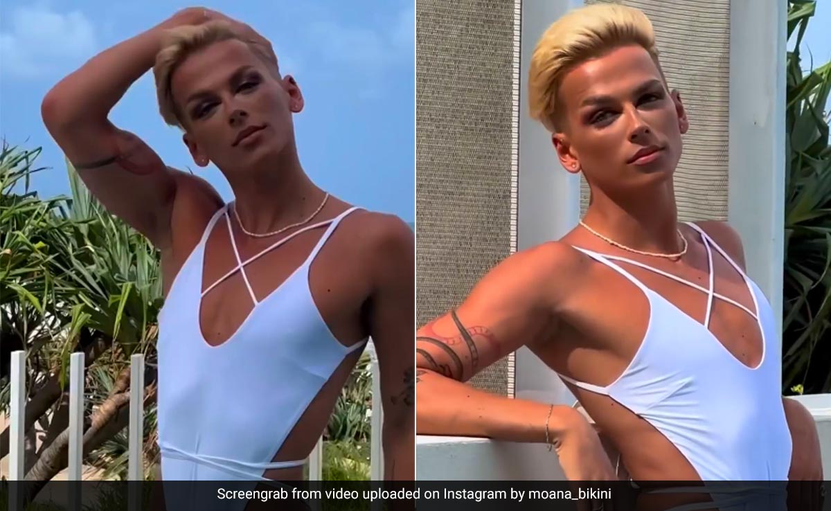 Australian Company Faces Backlash After Male Model Poses For Women's Swimsuit