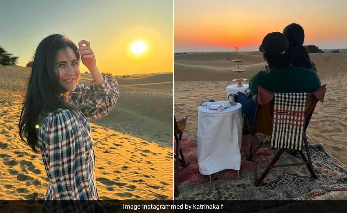 Inside Katrina Kaif's Desert Date With Sunset, Sand And Vicky Kaushal's Company