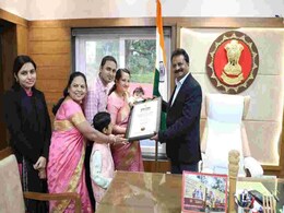 Chhindwara: 50 दिन की बेटी 'समृद्धि' का वर्ल्ड बुक ऑफ रिकॉर्ड लंदन में नाम दर्ज, बच्ची ने हासिल की ये उपलब्धि Chhindwara: 50 दिन की बेटी 'समृद्धि' का वर्ल्ड बुक ऑफ रिकॉर्ड लंदन में नाम दर्ज, बच्ची ने हासिल की ये उपलब्धि