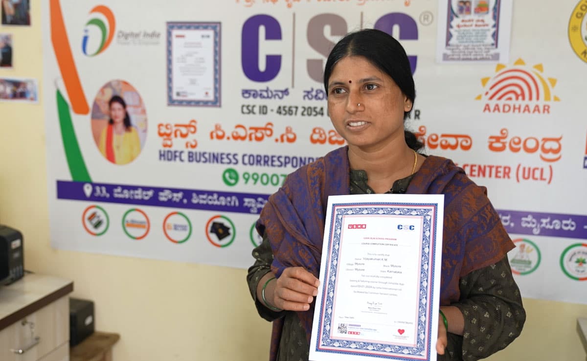 Making Women Self-Reliant Through Usha-Common Service Centre Certification