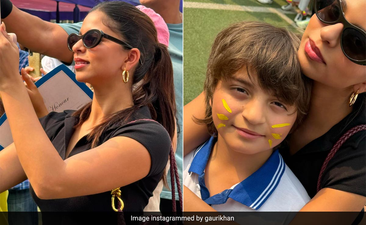 To Cheer Brother AbRam, Suhana Khan Kept It Stylish With A Rs 4 Lakh Bottega Veneta Handbag