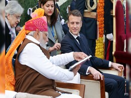 "Thank You, India": Macron Shares Glimpse Of Republic Day Parade "Thank You, India": Macron Shares Glimpse Of Republic Day Parade