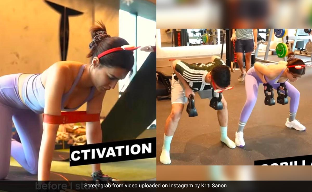 From Seated Rows To Pullovers, Kriti Sanon's Year-End Workout Packed In These Intense Routines