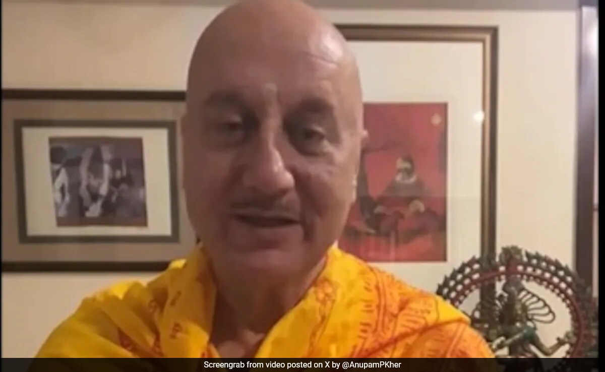 "I Will Represent My Ancestors": Anupam Kher On Attending Ram Temple Event