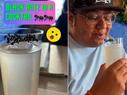 ICYMI: Video Of Food Vlogger Trying Ant Cocktail Leaves Internet Divided