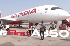 J Scindia Inaugurates India's First Airbus A350 Aircraft J Scindia Inaugurates India's First Airbus A350 Aircraft