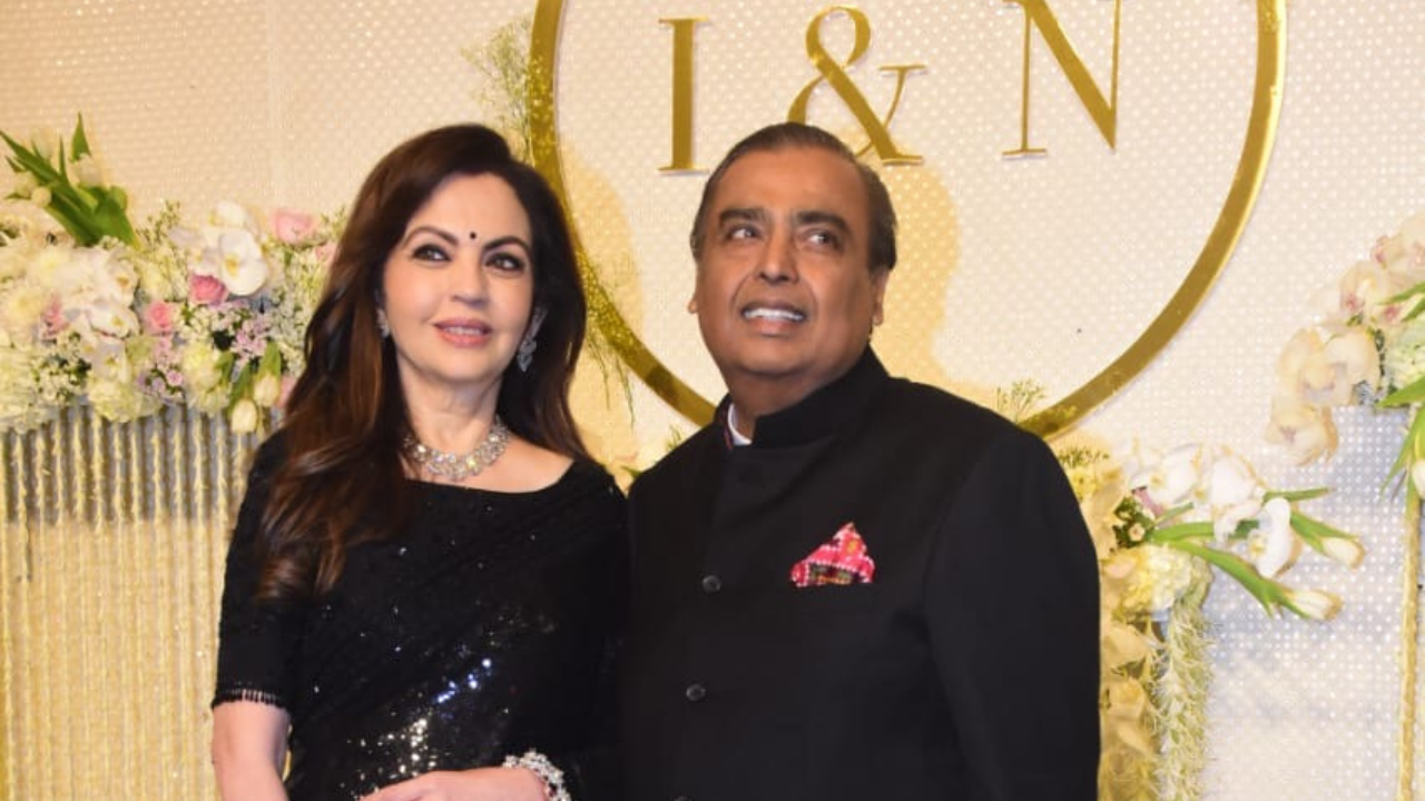 Ira Khan-Nupur Shikhare Reception: Nita Ambani And Mukesh Ambani Twinning In Black Is Pure Power Couple Style Goals