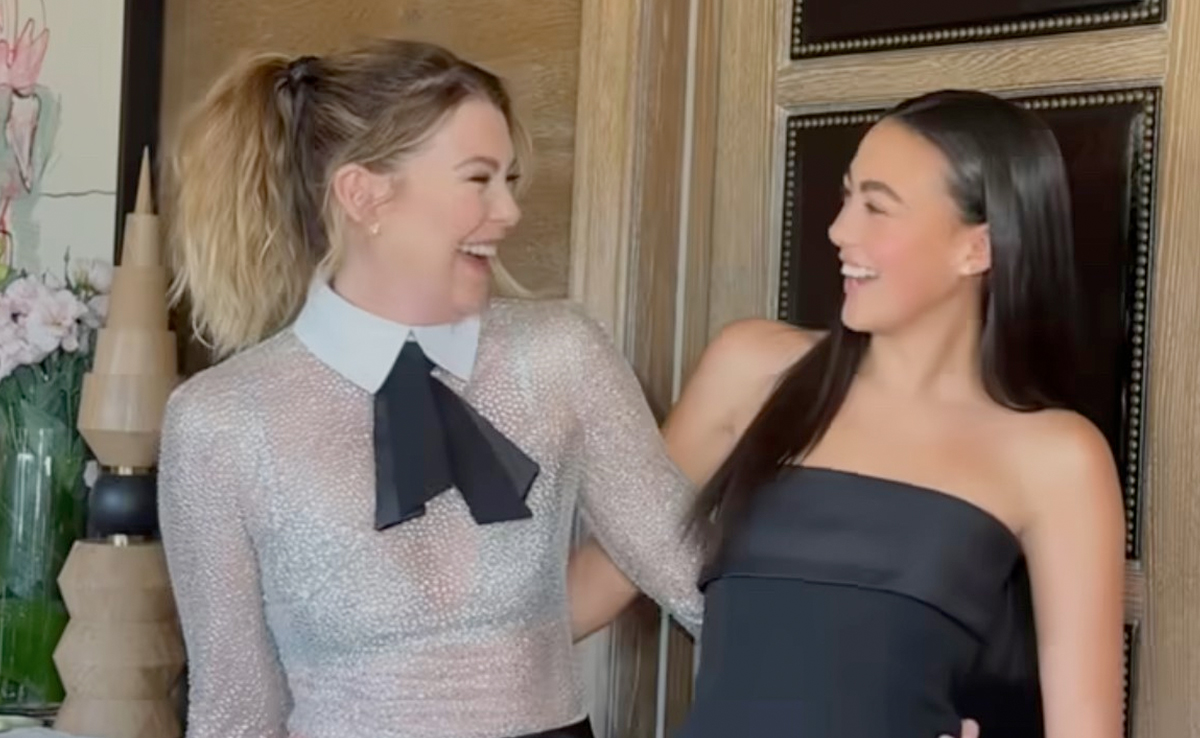 <i>Grey's Anatomy's</i> Ellen Pompeo And Daughter Stella Luna Were The Chicest Mother-Daughter Duo On The Emmys 2024 Red Carpet