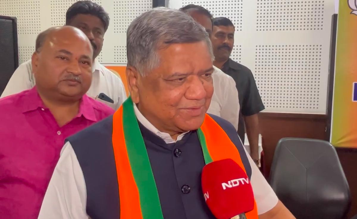 Back In BJP, Jagadish Shettar Hopeful Of Being Elected From Belagavi