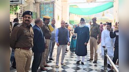 अजमेर उर्स मेला में पाकिस्तान से आएंगे 450 से ज्यादा जायरीन, DM ने लिया व्यवस्था का जायजा