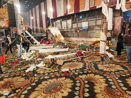 Video: Stage Collapses At Singer B Praak's Event At Delhi Temple, 1 Dead