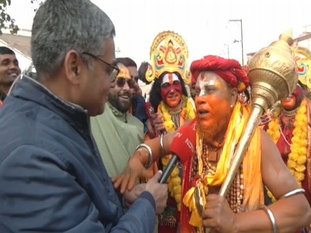 At Ayodhya Ram Temple, 2 Men From Odisha Dressed As Hanuman