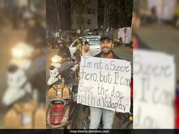 "Peak Bengaluru": Man Shares Photo Of Architect-Turned-Vada Pav Seller "Peak Bengaluru": Man Shares Photo Of Architect-Turned-Vada Pav Seller