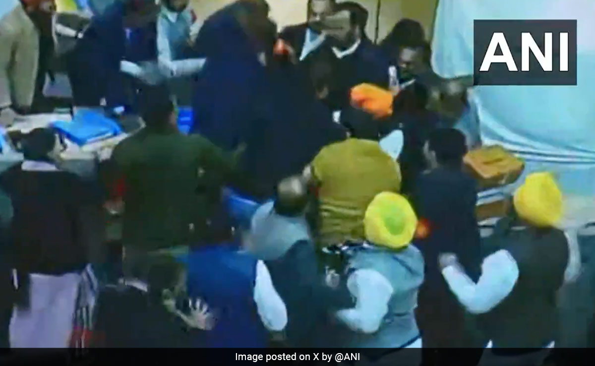 Video: "Invalid" Votes In Chandigarh Mayor Polls, Drama Around Counting