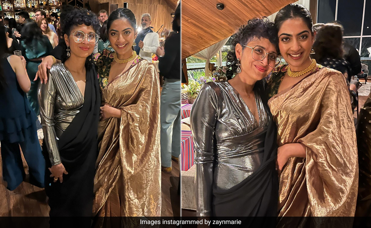 Kiran Rao Aced Stepmom-Of-The-Bride Style With Sass And Elegance In Black And Silver