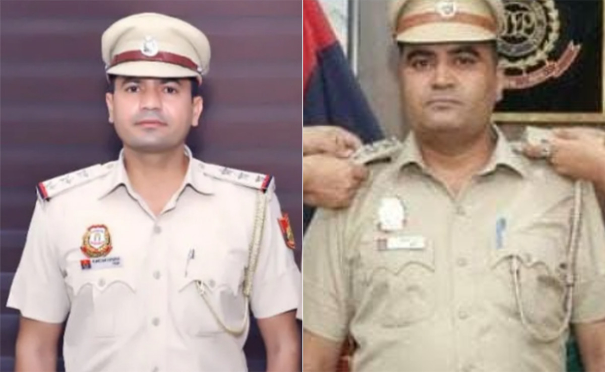 दिल्ली पुलिस के 2 इंस्पेक्टरों की सड़क हादसे में मौत, सोनीपत में कैंटर से टकराकर चकनाचूर हुई कार